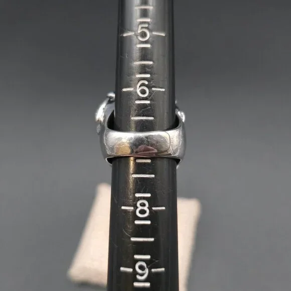 Size 7 Large Lions Head Men's Band Ring B1019 - Picture 6 of 8